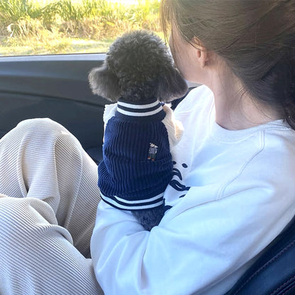 ペット服 犬の服 犬猫服 野球服 ジャケット テディビーベア ヨークシャー 小中型犬 服 快適 ペット用品 犬用品 散歩 防寒 秋冬服
