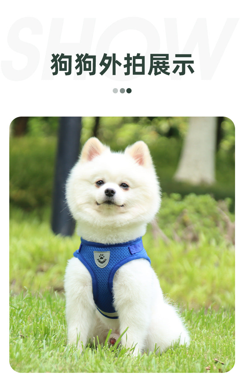 犬用 ハーネス リードセット 中型犬小型犬 脱げない 着せやすい おしゃれな犬ファッション ペット用品かわいい犬ベルト 17カラー選べる