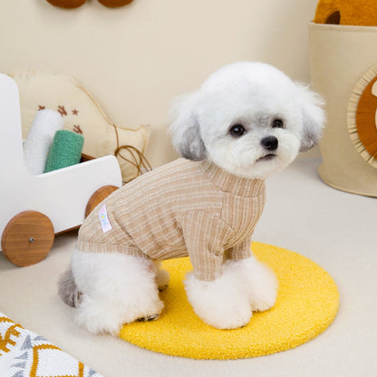 人気犬の服ペット小型犬の服新しいテディよりパンダミミミ韓国ハイネックボトムシャツ