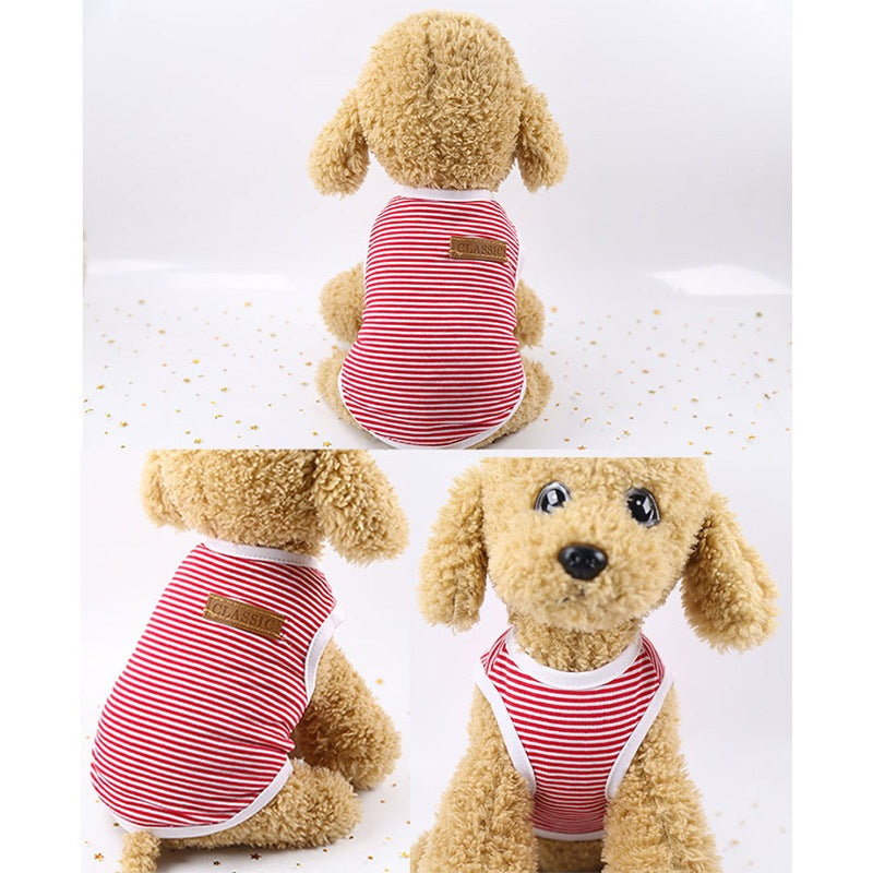 犬服 人気 おしゃれ 安い 袖なし かわいいタンクトップ クールペット服 中型犬小型犬 6カラー 大きいサイズあり