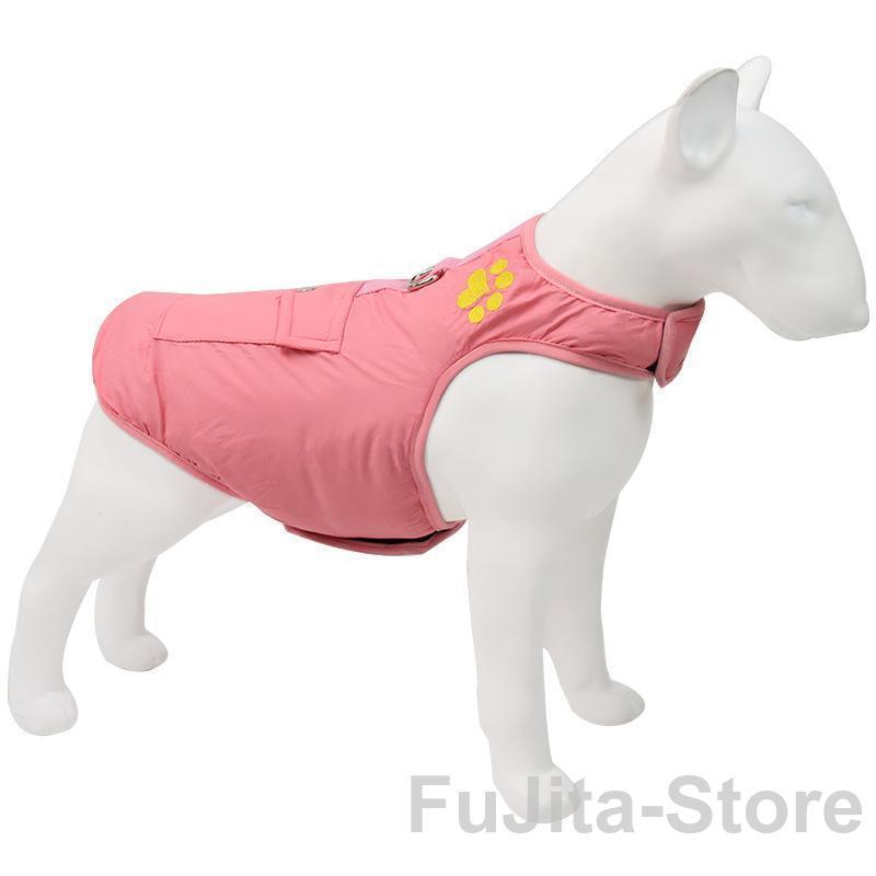 ペット服 犬服 ドッグウェア ダウンジャケット 防寒 秋冬 ワンちゃんの服 大型犬 中綿ジャケット 裏起毛 リバーシブル 冬 暖かい服 コスチューム 小型犬 中型犬