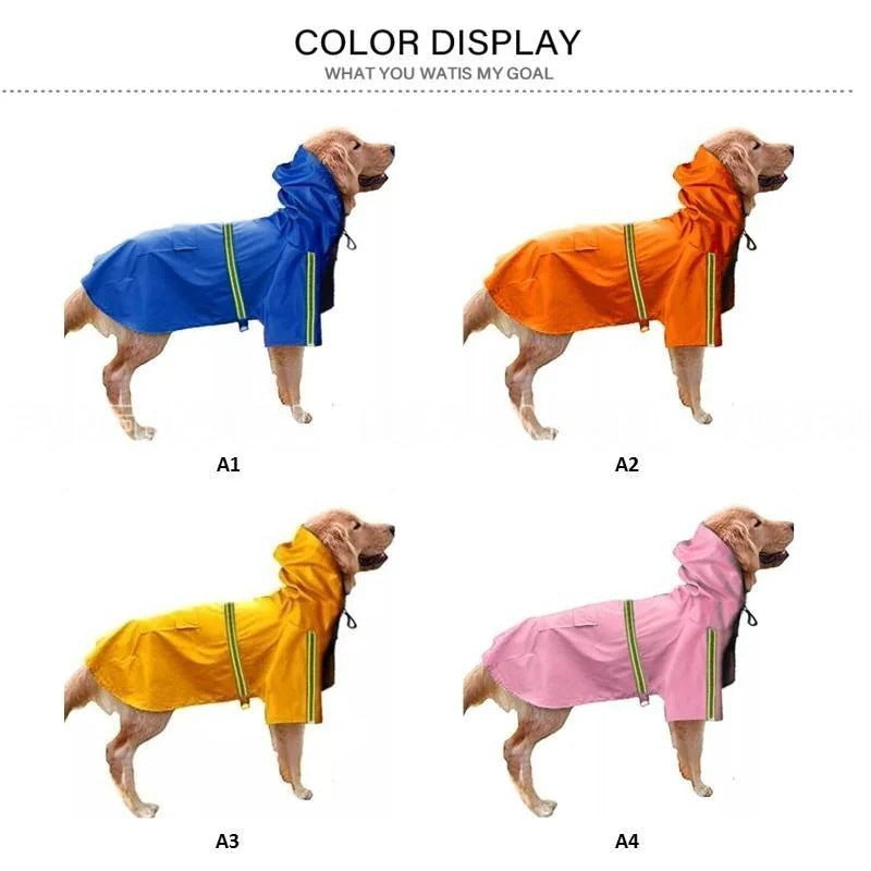 犬 レインコート ポンチョ 中型犬 小型犬 大型犬 かわいい ペット 雨具 防水 軽量 反射板付き ドッグレインコート