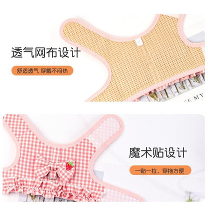 胴輪 リーシュ ハーネス ネコ用ハーネス 2点セット 犬 ペット用品 簡単装着 おしゃれ 犬用 お出かけ ハーネスリードセット 軽量 リード 小型犬 中型犬 犬用ハーネス お散歩 ペットハーネス 81