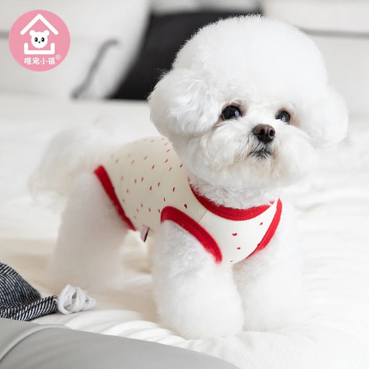 【新作犬猫服 登場】 犬服 ペット服 犬 洋服 春秋新作かわいいペット服犬猫服ペット服ノースリーブ服
