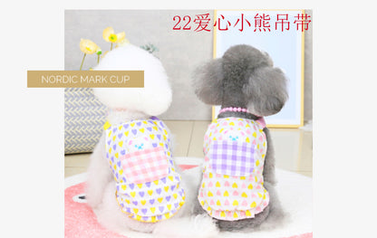 猫 犬 洋服 犬服 ペット服 大中小型犬 ペット用品 犬/猫用 犬の服 ペットウエア 小型犬 中型犬 通気 可愛い ドッグウェア トレーナー 犬 服 ワンピース サロペット ビションフリーゼ 犬猫服