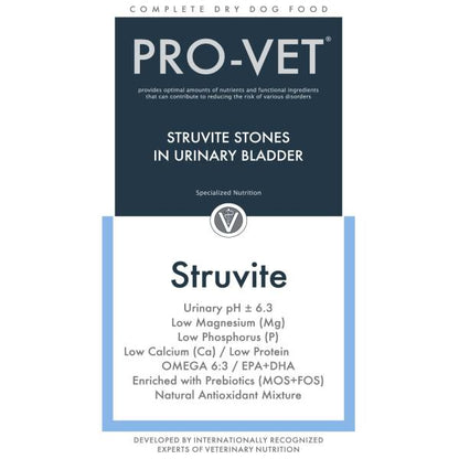 プロベット ストルバイト 犬用 2.5kg PRO-VET STRUVITE ドッグフード 尿路結石