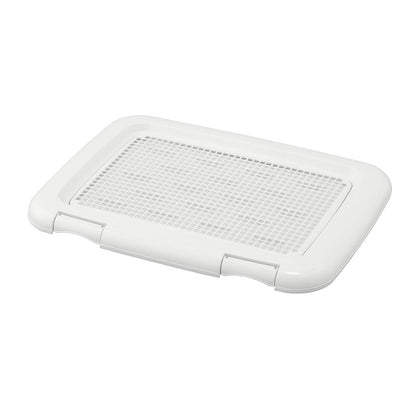 <a href="https://www.qoo10.jp/gmkt.inc/Search/brand.aspx?brandno=49458" target="_blank" class="title_brand" id="btn_brand" title="アイリスオーヤマ">アイリスオーヤマ</a>フチもれしにくいトレーニングペットトレー　レギュラー　ＦＴＴ－４８５　アイボリー　犬　トイレ　ＣＲＣ40―30―05―10―00