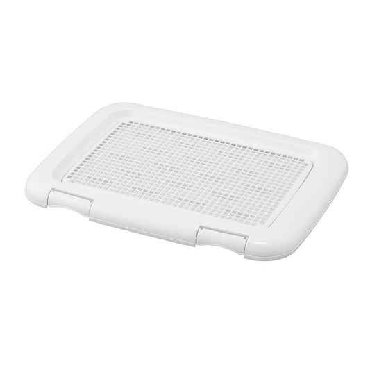 <a href="https://www.qoo10.jp/gmkt.inc/Search/brand.aspx?brandno=49458" target="_blank" class="title_brand" id="btn_brand" title="アイリスオーヤマ">アイリスオーヤマ</a>フチもれしにくいトレーニングペットトレー　レギュラー　ＦＴＴ－４８５　アイボリー　犬　トイレ　ＣＲＣ40―30―05―10―00