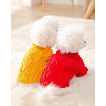 犬服 セーター 春 犬の服 パーカー ニット 編み 犬のニット かわいい ドッグウェア ドッグクローズ トイプードル チワワ ポメラニアン 小型犬 対応