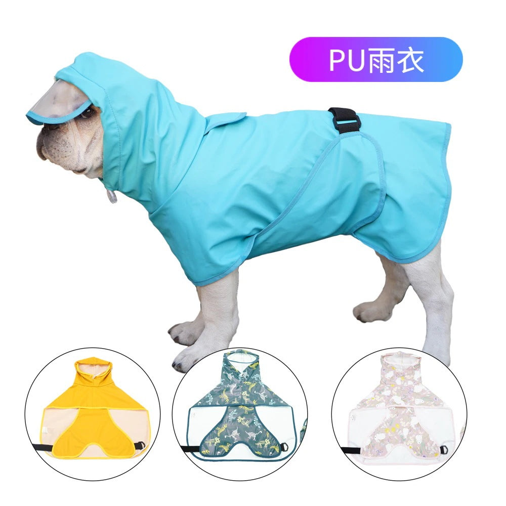 レジャー 犬のレインコート ケープ お腹カバー コギ テディ ゴールデンレトリバー ペット用レインコート 着脱しやすい 犬の服