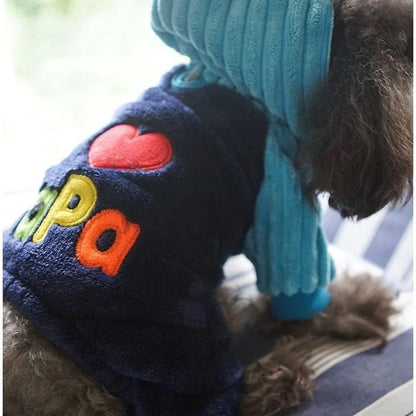 人気 ペットウェア 犬の服 ペット服 秋冬 暖かい ふわふわ 可愛い 四足 選べる ２色 メール便対応