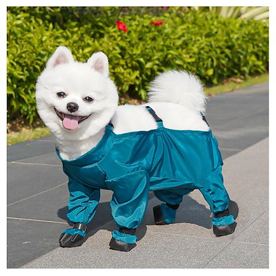 犬用レッグカバー 犬用レッグカバー 防水 脱げない サスペンダー付き防水犬用ブーツ 犬服 人気沸騰新柄追加 レインパンツ 調節可能 犬 滑り止め サスペンダー付き 屋外