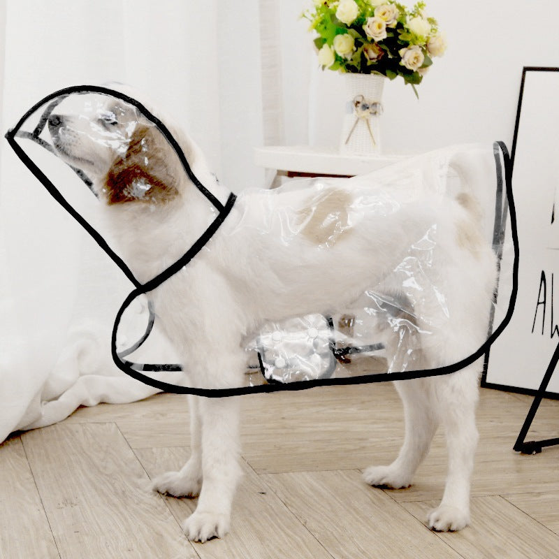 人気ペット用品 犬 マッキントッシュ 小型犬 中型犬 新品 透明 ペット マッキントッシュ