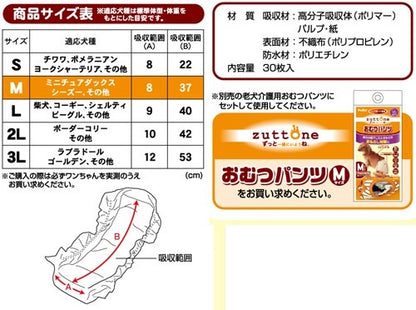 <a href="https://www.qoo10.jp/gmkt.inc/Search/brand.aspx?brandno=66334" target="_blank" class="title_brand" id="btn_brand" title="ペティオ">ペティオ</a>zuttone ずっとね 老犬介護用 おむつパッドK M シーツ おむつパンツ 老犬介護用おむつ 犬