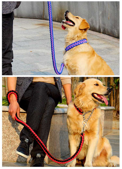 メガ割2025福袋-リードと首輪セット 犬 ドッグ リード 首輪 2点セット ドック用品 犬用 首輪 リード リードセッ837910