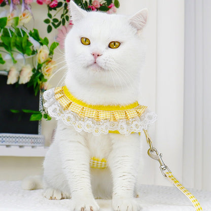 軽量 中型犬 ペットハーネス ペット用品 胴輪 犬用ハーネス 猫用 犬 ハーネス 簡単装着 おしゃれ ハーネスリードセット 小型犬 4 2点セット リーシュ お散歩 リード ネコ用ハーネス 犬用 お出