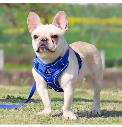 新しい犬のリーシュベストペット猫胸ストラップ 反射通気性猫の散歩の鎖子犬の鎖