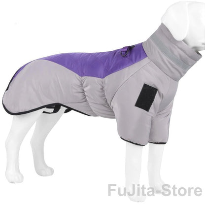 ペット服 犬服 ドッグウェア ダウンジャケット 大型犬防寒 秋冬 ワンちゃん服 大型犬 保温 防水 犬のコート 中綿ジャケット 裏起毛 二つ足 冬 暖かい服 愛犬用