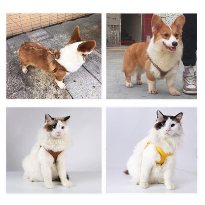 胴輪 PU レザー ハーネス ペット 八の字 小型犬 リード 犬 柔らかい おしゃれ ウォータープルーフ メガネ型 猫 中型犬