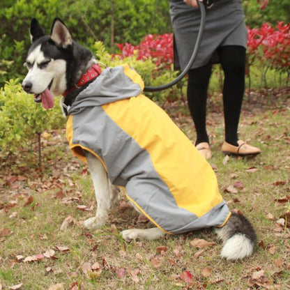 犬用 レインコート ポンチョ 中型犬 大型犬 ドッグウェア かわいい ペット 服 ウェア 雨具 防水