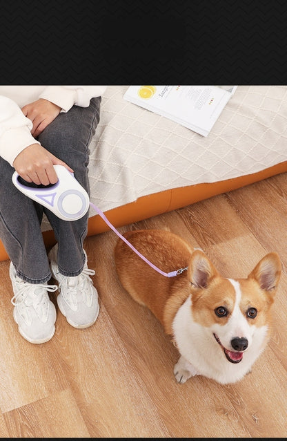 新型LED発光犬ロープペット牽引ロープ自動伸縮ドッグランロープ犬ロープ牽引ロープ犬用品