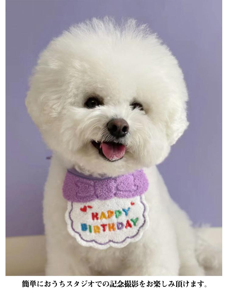 新作セールスタイ 誕生日 撮影 ハット ペット用 猫 バースデー ビブ 帽子 犬用 スカーフ よだれかけ 小型犬 ハッピーバースデー お祝い 写真 ペット用品 首飾り アクセサリー おしゃれ かわいい