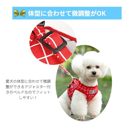 犬 XS ハーネス カラフル M おしゃれ S 小型犬 L 犬用ハーネス かわいい ワンタッチタイプ 着脱しやすい 胴輪 負担の少ない アウトドア 中型犬