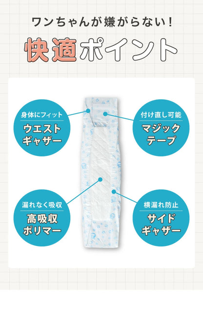 <a href="https://www.qoo10.jp/gmkt.inc/Search/brand.aspx?brandno=134820" target="_blank" class="title_brand" id="btn_brand" title="リコメン堂">リコメン堂</a>犬 おむつ ペット 男の子 抗菌 消臭 S M L XL 4サイズ 7層構造 超吸収 漏れない 防臭 120枚 100枚 大容量 マナー ベルト パンツ しつけ マーキング防止 介護 超小型犬 小型犬