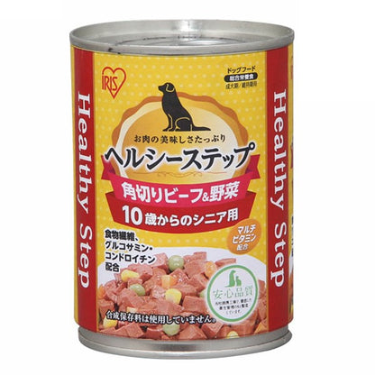 <a href="https://www.qoo10.jp/gmkt.inc/Search/brand.aspx?brandno=49458" target="_blank" class="title_brand" id="btn_brand" title="アイリスオーヤマ">アイリスオーヤマ</a>P-HLC-10KB ヘルシーステップ 10歳以上用 角切りビーフ&野菜 375g