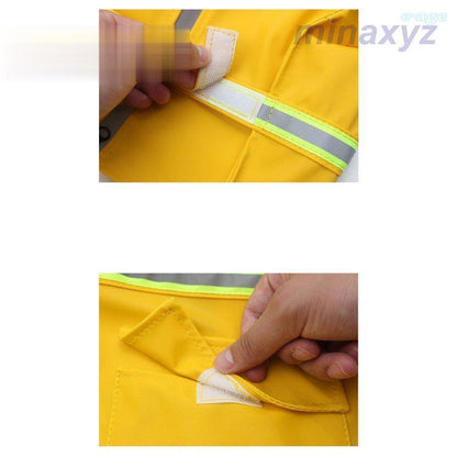 犬 レインコート レインポンチョ カッパ レイングッズ ペット用品 ペット服 犬用 フード付き 防水加工 防風 大型犬用 中型犬 着せやすい かわいい ペット雨具