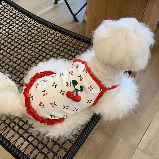春夏新作 犬服 ペット服 犬 洋服 ペット 犬用品 小中型犬 子犬犬ペット服夏ホルターワンピースサブ猫ベストワンピースペット