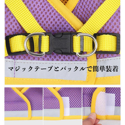 S 調節可能 M 簡単着脱 散歩 咳き込み軽減 小型犬 犬 L 安全 XL 抜けない ハーネス 出かけ用 胴輪 中型犬 衝撃吸収 かわいい リードセット