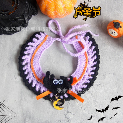 ねこ/犬用品 首輪マフラー サンタマフラー ハロウィンギフト プレゼント お祝い 大人気 着脱簡単 可愛い 散歩 旅行 撮影用 ペット服 記念撮影 INS tiktok かわいい ペット用品 ペット