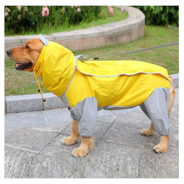 犬服 ドッグウェア レインコート大型犬向け フード付き カッバ 雨具 雨合羽 雨ガッパ 春 夏 秋 冬 合羽 防水 梅雨 ポンチョ 大型犬 大きい