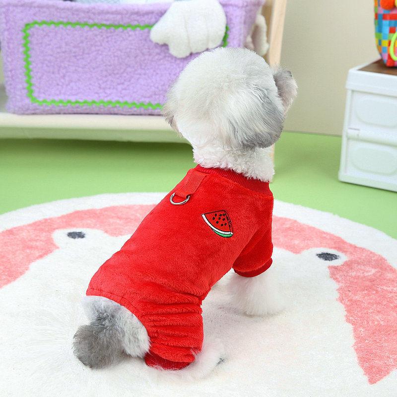 大人の魅力 犬服 ペットウェア 犬の服 厚手 Dカン付き ペット服 長袖トレーナー ペット用品 可愛い 暖かい 秋冬春 裏ボア 防寒 モコモコ ふわふわ 散歩