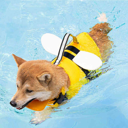 犬用 ライフジャケット ライフベスト 小型犬 中型犬 大型犬 犬用浮き輪 マジックテープ 浮き輪