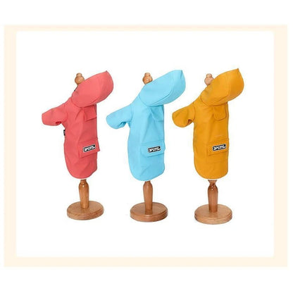 犬 レインコート レイングッズ 小型犬 カッパ フード付き ポンチョ 梅雨 雨具