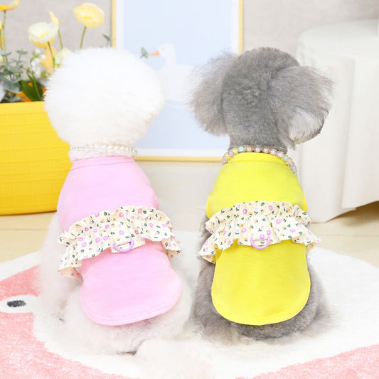 猫 犬 洋服 犬服 ペット服 大中小型犬 ペット用品 犬/猫用 犬の服 ペットウエア 小型犬 中型犬 通気 可愛い ドッグウェア トレーナー 犬 服 ワンピース サロペット ビションフリーゼ 犬猫服