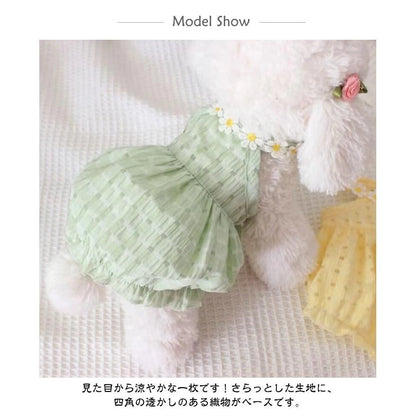 お得な商品 犬服 かわいい バルーン ドレス 犬洋服 猫服 猫 ワンピース 猫用 犬の服 犬用服 ペット服 キャミソール 犬 透け感 夏 春夏 犬服夏 着せやすい大好評