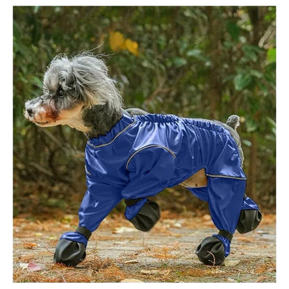 防水 犬 犬用レッグカバー サスペンダー付き防水犬用ブーツ レインコート 調節可能 脱げない 犬服 新作 セール 犬用レッグカバー 滑り止め レインパンツ
