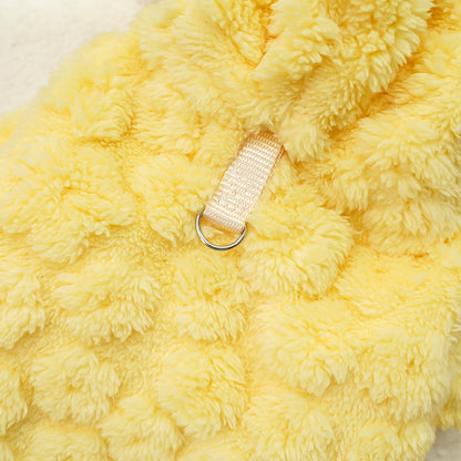人気犬の服ペット秋冬服用品新作ひまわり帽子中綿入り