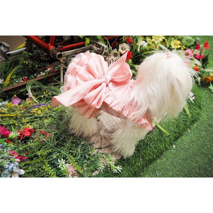 ペットウェア リボン ドッグウェア 犬服 可愛い おしゃれ フォマール ウェディングドレス ワンピース ペット用品 小型犬 中型犬 パーティードレス