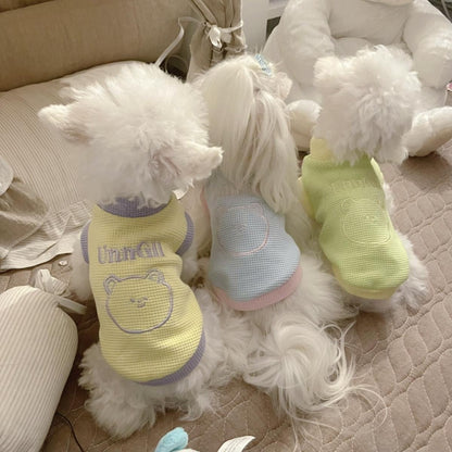 春夏新作 犬服 ペット服 犬 洋服 ペット 犬用品 小中型犬 春秋ペット犬服春秋小型犬子犬抜け毛防止肥厚