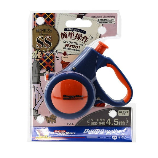 <a href="https://www.qoo10.jp/gmkt.inc/Search/brand.aspx?brandno=25753" target="_blank" class="title_brand" id="btn_brand" title="ドギーマン">ドギーマン</a>ドギーウォーカートラッドスタイル SS ネイビー