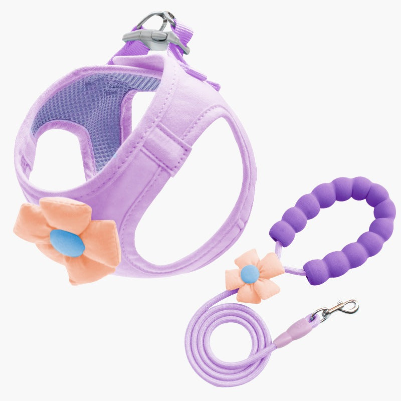 小型犬 犬 リード 75 猫用 中型犬 ペットハーネス ペット用品 シンプル 胴輪 お出かけ 犬用 2点セット ハーネス ネコ用ハーネス お散歩 簡単装着 犬用ハーネス 軽量 おしゃれ ハーネスリード