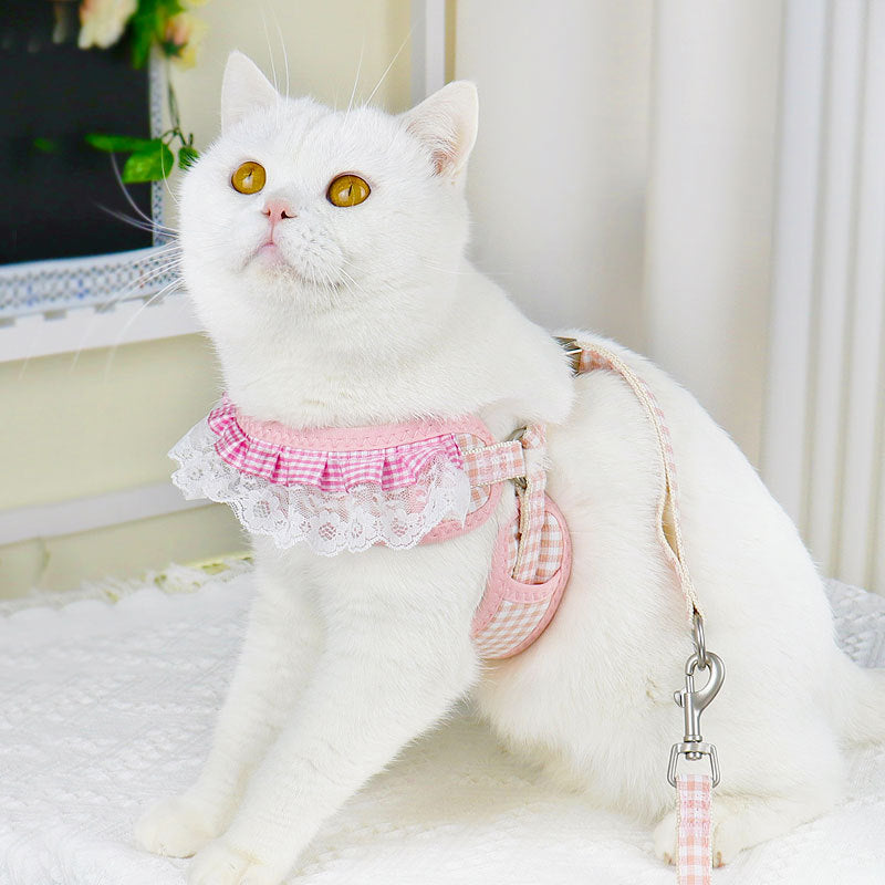 軽量 中型犬 ペットハーネス ペット用品 胴輪 犬用ハーネス 猫用 犬 ハーネス 簡単装着 おしゃれ ハーネスリードセット 小型犬 4 2点セット リーシュ お散歩 リード ネコ用ハーネス 犬用 お出