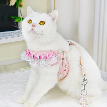 軽量 中型犬 ペットハーネス ペット用品 胴輪 犬用ハーネス 猫用 犬 ハーネス 簡単装着 おしゃれ ハーネスリードセット 小型犬 4 2点セット リーシュ お散歩 リード ネコ用ハーネス 犬用 お出