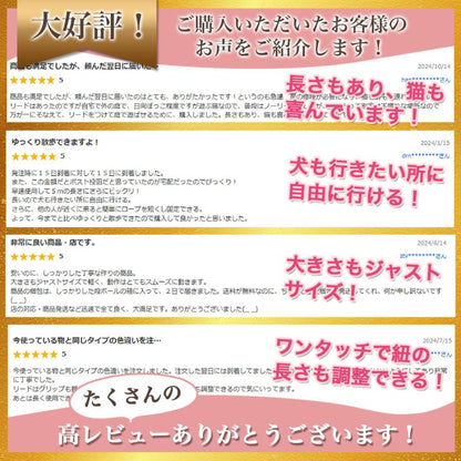 便利 ストラップ付 【新作】リード 光る首輪 犬用リード 犬 シリコン 片手 散歩 初心者 ペット 紐 伸びる ロープ 伸縮リード 5ｍ 巻き取り 伸縮 中型犬 小型犬