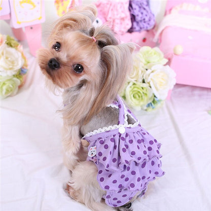 小型犬 生理パンツ オムツカバー犬服犬の服 サスペンダー付き 介護 避妊 トイプードル サニタリーパ