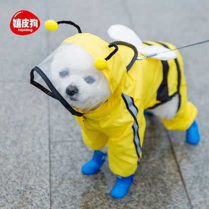ペット服 犬 レインコート 防水 ポンチョ ペット 雨の日 服